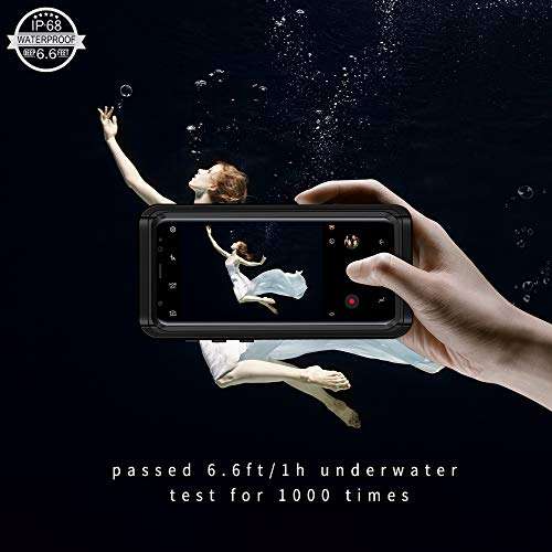 Galaxy S9 Plus Case, Lanhiem IP68 Waterproof Dustproof Shockproof Full Body Sealed Underwater Pro...
