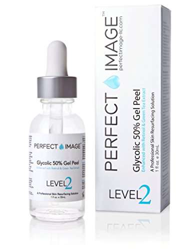 Glycolic Acid 50% Gel Peel - Enhanced with Retinol & Green Tea Extract (Professional Skin Peel)1 ...