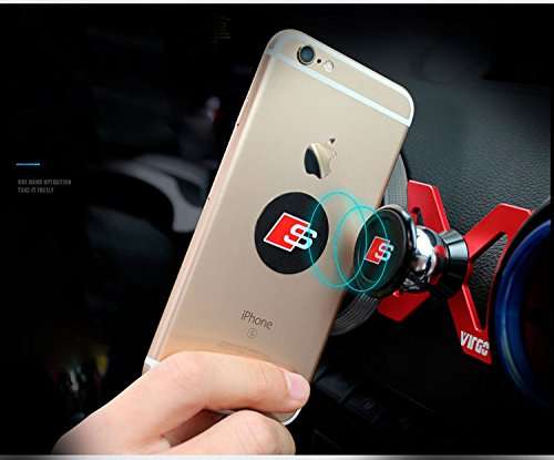 Benchmart For Audi A3/S3(2014-2018) Cell Phone Holder 360-Degree Rotary Car Air Vent Outlet Mount...