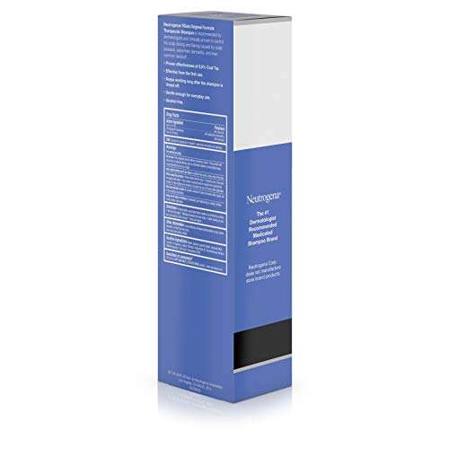 Neutrogena T/Gel Therapeutic Shampoo Original Formula, Anti-Dandruff Treatment for Long-Lasting...