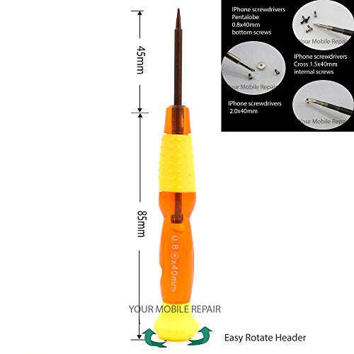 Megtech iPhone 5S 5C Battery Replacement: New Zero Cycle Li-Ion internal Battery Replacement with...