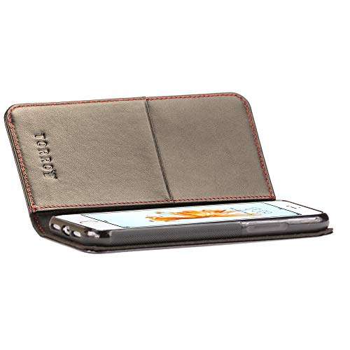 TORRO iPhone 8 Case / iPhone 7 Leather Case. Premium Slim Leather Stand Case / Cover Compatible w...