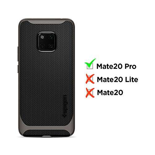 Spigen [Neo Hybrid] [Gunmetal] Case for Huawei Mate 20 PRO, Hybrid Protection Hard PC Frame Flexi...