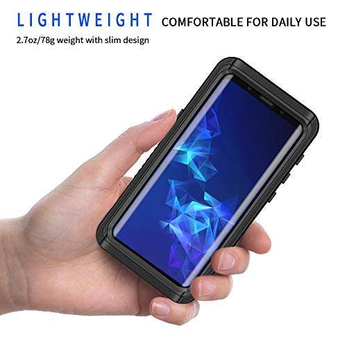 Galaxy S9 Plus Case, Lanhiem IP68 Waterproof Dustproof Shockproof Full Body Sealed Underwater Pro...