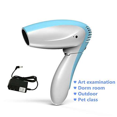 Cordless Hair Dryer with Folding Handle, DC Hair Dryer Rechargeable Suitable for Indoor, Outdoor,...