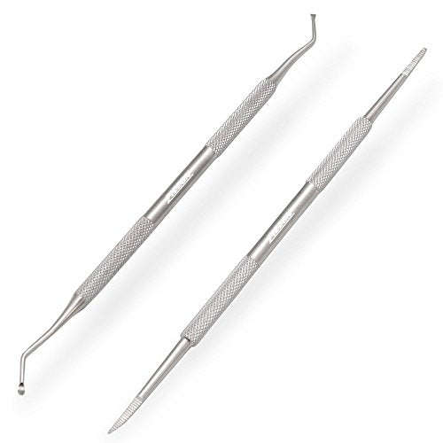 ZIZZON Ingrown Toenail File and Lifter Double Sided Professional Surgical Grade