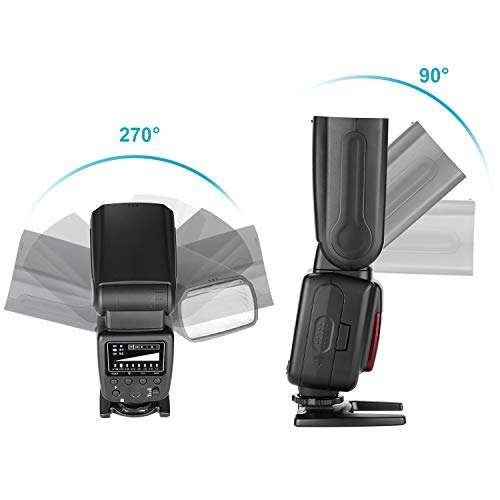 Neewer Flash Speedlite with 433MHz Wireless System and 16 Channel RT Transmitter for Canon Nikon ...