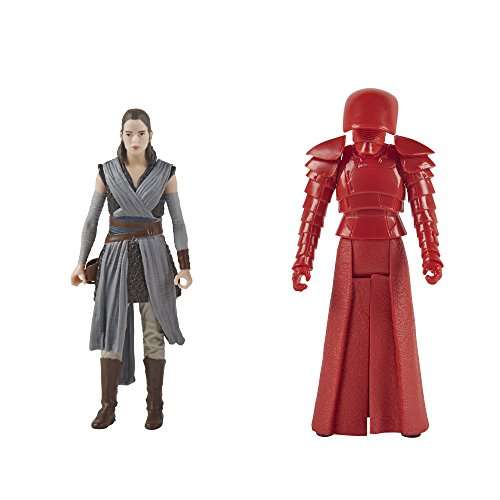 Star Wars: The Last Jedi Rey (Jedi Training) and Elite Praetorian Guard Figure 2-Pack 3.75 Inches