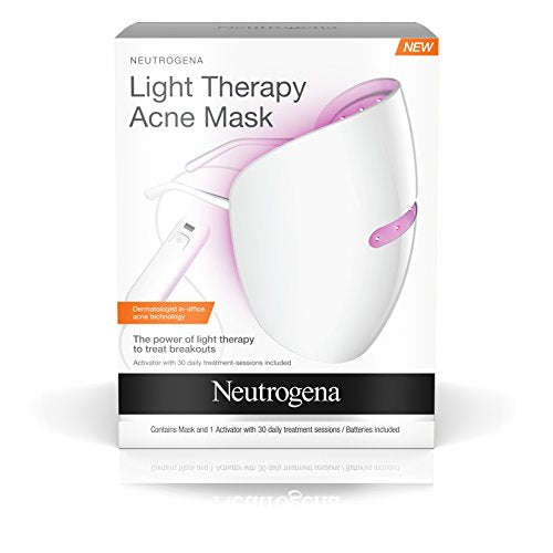 Neutrogena Light Therapy Acne Treatment Face Mask, Chemical & UV-Free with Clinically Proven...