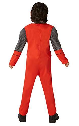 Rubie's Official Power Rangers, Ninja Steel Costume - Red Ranger Childs Deluxe Costume Medium, 5-...