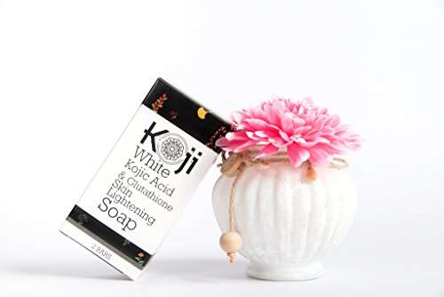 Kojic Acid & Glutathione Skin Lightening Soap (2.82 oz / 2 Bars) - Brightening & Bleaching Skin T...