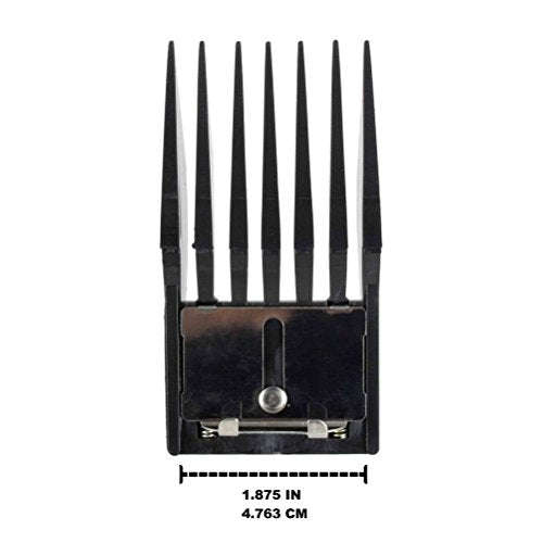 Miaco Universal Clipper Guide Comb Set, 7 Pieces, Fits Oster, Andis, Wahl, Etc