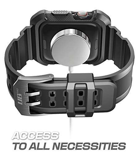SUPCASE Apple Watch 4 Case, [Unicorn Beetle Pro] Rugged Protective Case with Strap Bands for Appl...