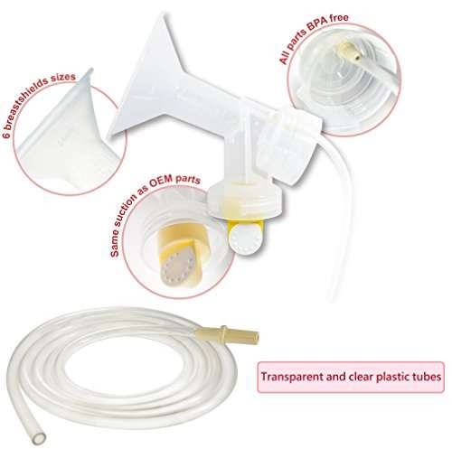 Nenesupply Pump Parts for Medela Pump In Style Breastpump PISA 2 Medium 24mm...