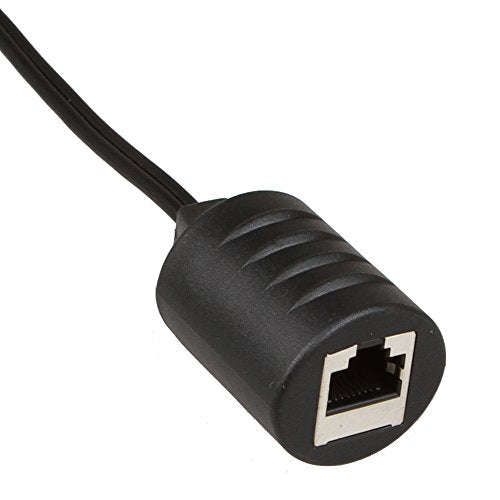 LINESO 3.5mm Stereo To RCA Red White Audio Balun Extender Over Cat5