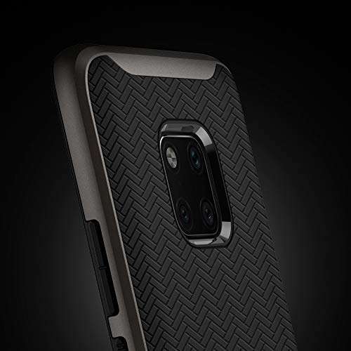 Spigen [Neo Hybrid] [Gunmetal] Case for Huawei Mate 20 PRO, Hybrid Protection Hard PC Frame Flexi...