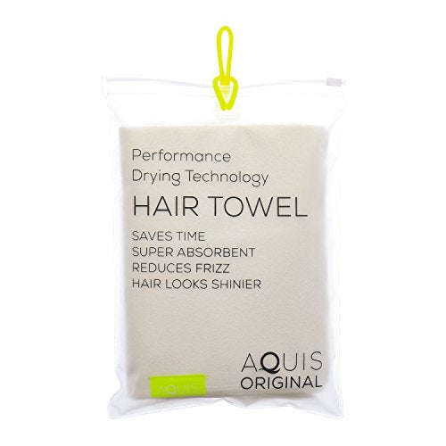 Aquis - Original Hair Towel, Ultra Absorbent & Fast Drying Microfiber Towel For Fine & Delicate H...