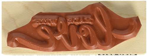 Hero Arts Wood Mounted Rubber Stamp 2.75-inch x 1-inch-Made W/Love Message
