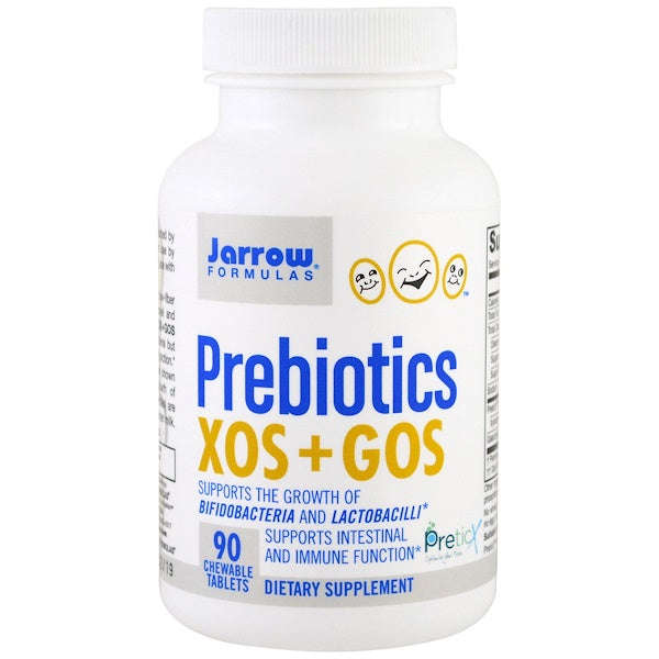 Jarrow Formulas, Prebiotics XOS+GOS, 90 Chewable Tablets