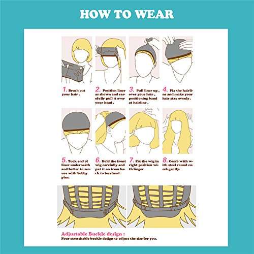 27.5" Rainbow Wig Women's Long Wavy Cosplay Costume Wigs for Halloween Party Harajuku Lolita Wig...