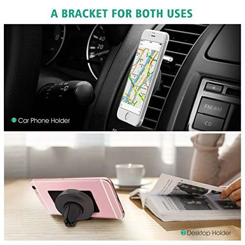 Mpow Magnetic Mount Air Vent Car Phone Holder, Universal Smartphone Holder Compatible iPhone X/XS...