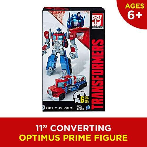 Transformers Toys Heroic Optimus Prime Action Figure - Timeless Large-Scale Figure, Changes into ...