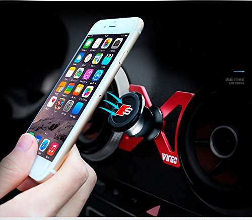 Benchmart For Audi A3/S3(2014-2018) Cell Phone Holder 360-Degree Rotary Car Air Vent Outlet Mount...