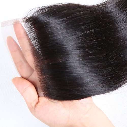 Brazilian Straight Lace Closure Free Part 4X4 Closure 100% Unprocessed Human Virgin Hair Lace Clo...