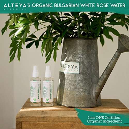 Alteya Organic White Rose Water Spray 100ml - 100% USDA Certified Organic Authentic Pure Natural ...