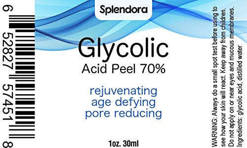 Glycolic Acid Peel 70% - Pro Skin Peel - Skin Lightening, Age Defying, Erase Wrinkles, Large Pore...
