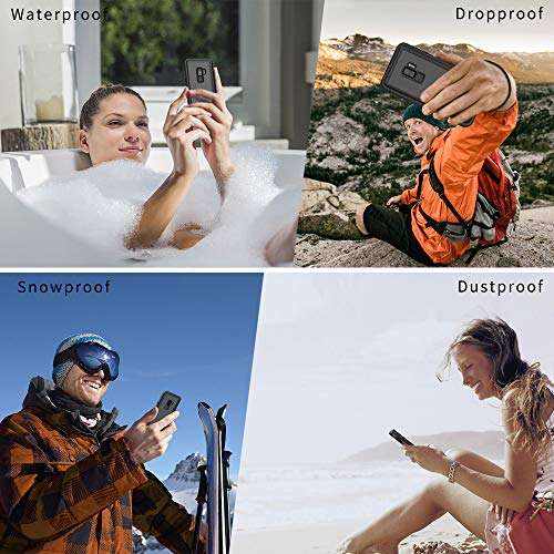 Galaxy S9 Plus Case, Lanhiem IP68 Waterproof Dustproof Shockproof Full Body Sealed Underwater Pro...