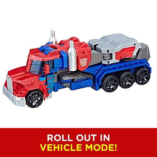 Transformers Toys Heroic Optimus Prime Action Figure - Timeless Large-Scale Figure, Changes into ...