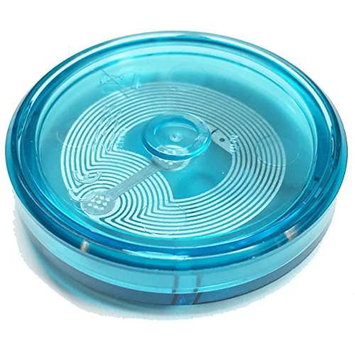 Lego Parts: Dimensions Toy Tag 4 x 4 x 2/3 with 2 Studs for Gandalf #3