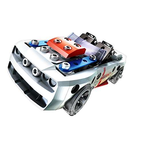 Erector by Meccano - Race Car Model Vehicle Building Kit, for Ages 8 and up, STEM Construction Ed...