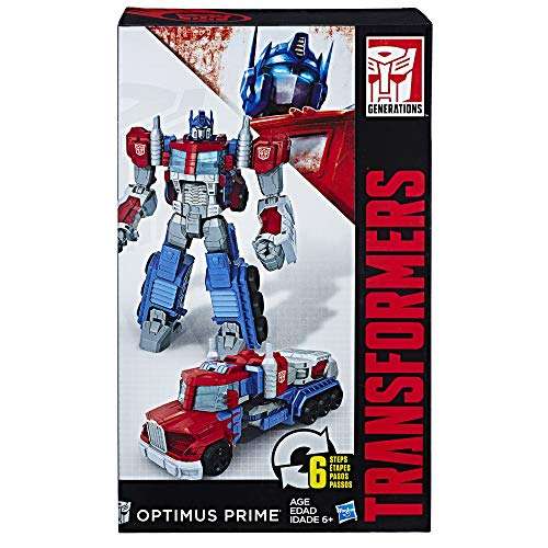Transformers Toys Heroic Optimus Prime Action Figure - Timeless Large-Scale Figure, Changes into ...
