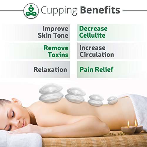 Cupping Therapy Sets - Massage Cups for Cupping Therapy and Anti Cellulite Massage Cups for Cellu...