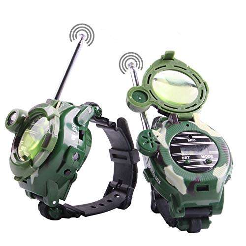 Mokiki Walkie Talkie Watches for Kids, Two-Way Long Range Radio Transceiver, Digital Wrist Walky ...