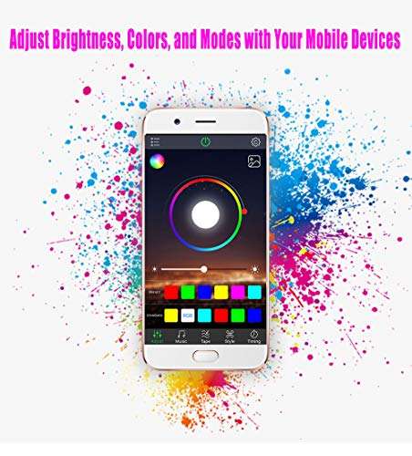 6.5ft Backlight Light Strip Kit for 24"-60" For TV,Mirror,PC, APP Control Sync to Music, Bias Lig...