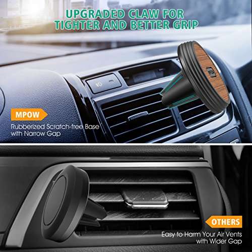 Mpow Magnetic Mount Air Vent Car Phone Holder, Universal Smartphone Holder Compatible iPhone X/XS...