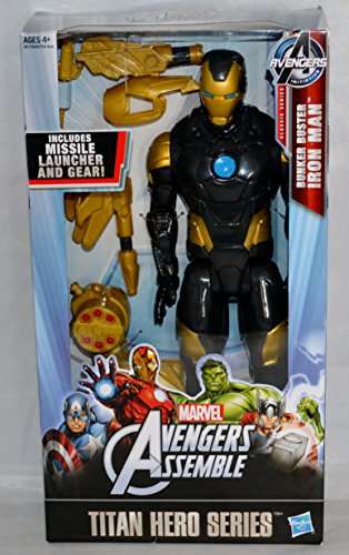 Marvel Avengers Titan Hero Series Bunker Buster Iron Man Figure