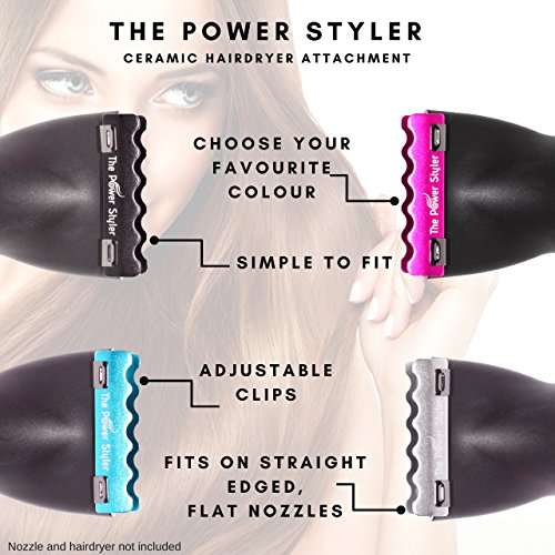 Hair Dryer Nozzle Ceramic Attachment for your Blow Dryer, for Women, create Smooth, Shiny, Frizz ...