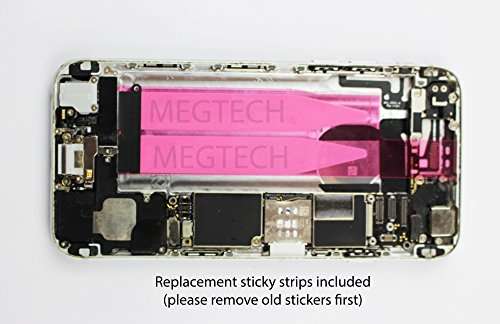 Megtech iPhone 5S 5C Battery Replacement: New Zero Cycle Li-Ion internal Battery Replacement with...