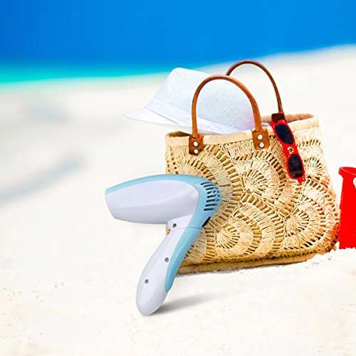 Cordless Hair Dryer with Folding Handle, DC Hair Dryer Rechargeable Suitable for Indoor, Outdoor,...