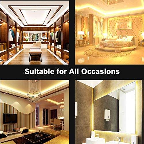 Hedynshine 33 Ft LED Strip Lights, WiFi LED Light Strip Kit with 300 LEDs SMD 5050 RGB TV Light, ...