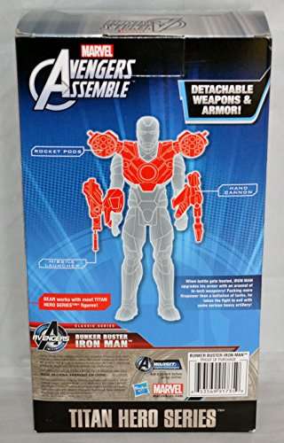 Marvel Avengers Titan Hero Series Bunker Buster Iron Man Figure