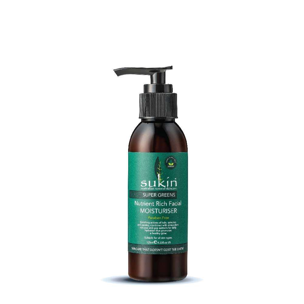 Sukin Super Greens Nutrient Rich Facial Moisturiser 125ml