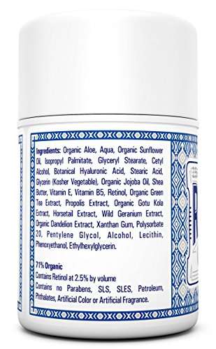 LilyAna Naturals Retinol Cream Moisturizer 1.7 Oz