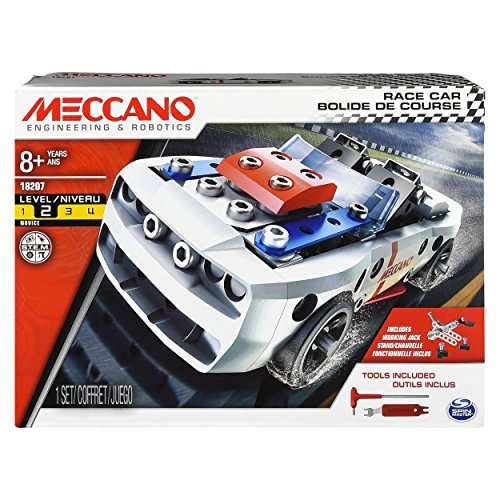 Erector by Meccano - Race Car Model Vehicle Building Kit, for Ages 8 and up, STEM Construction Ed...