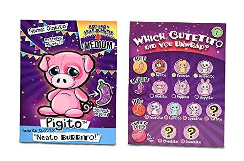 BASIC FUN! 39140 Cutetitos Collectible Plush, Multi-Colour