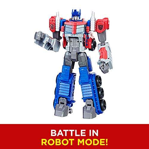 Transformers Toys Heroic Optimus Prime Action Figure - Timeless Large-Scale Figure, Changes into ...